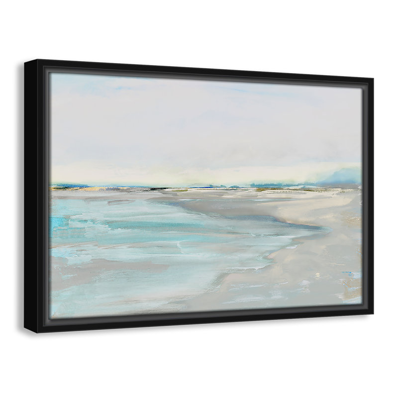 «Inlet at Dusk Print» par Val Rhodes, H 13,5 po x l 19,5 po, Noir