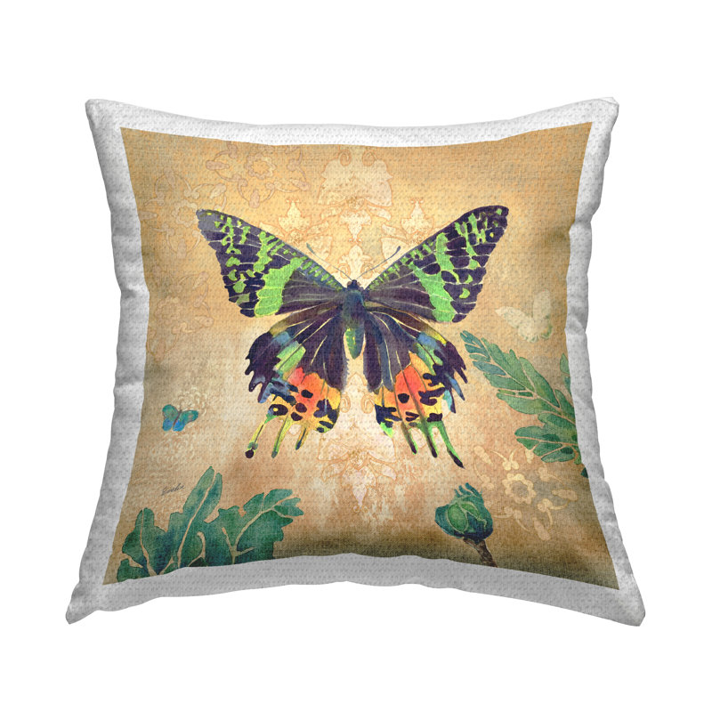 Housse et insert de coussin décoratif carré en polyester pour l'intérieur et l'extérieur