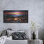  «Campfire In Mountains At Sunset» par Rey Klimt, art mural en métal