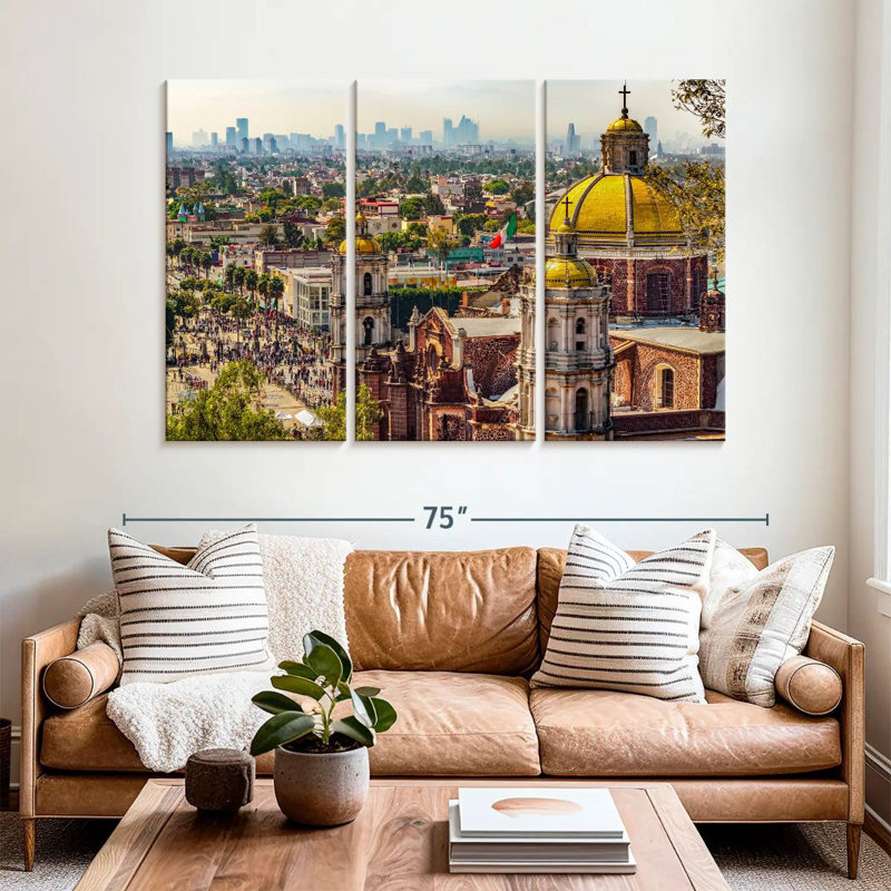 Sebbie Basilica In Mexico City, 42" H x 65" W