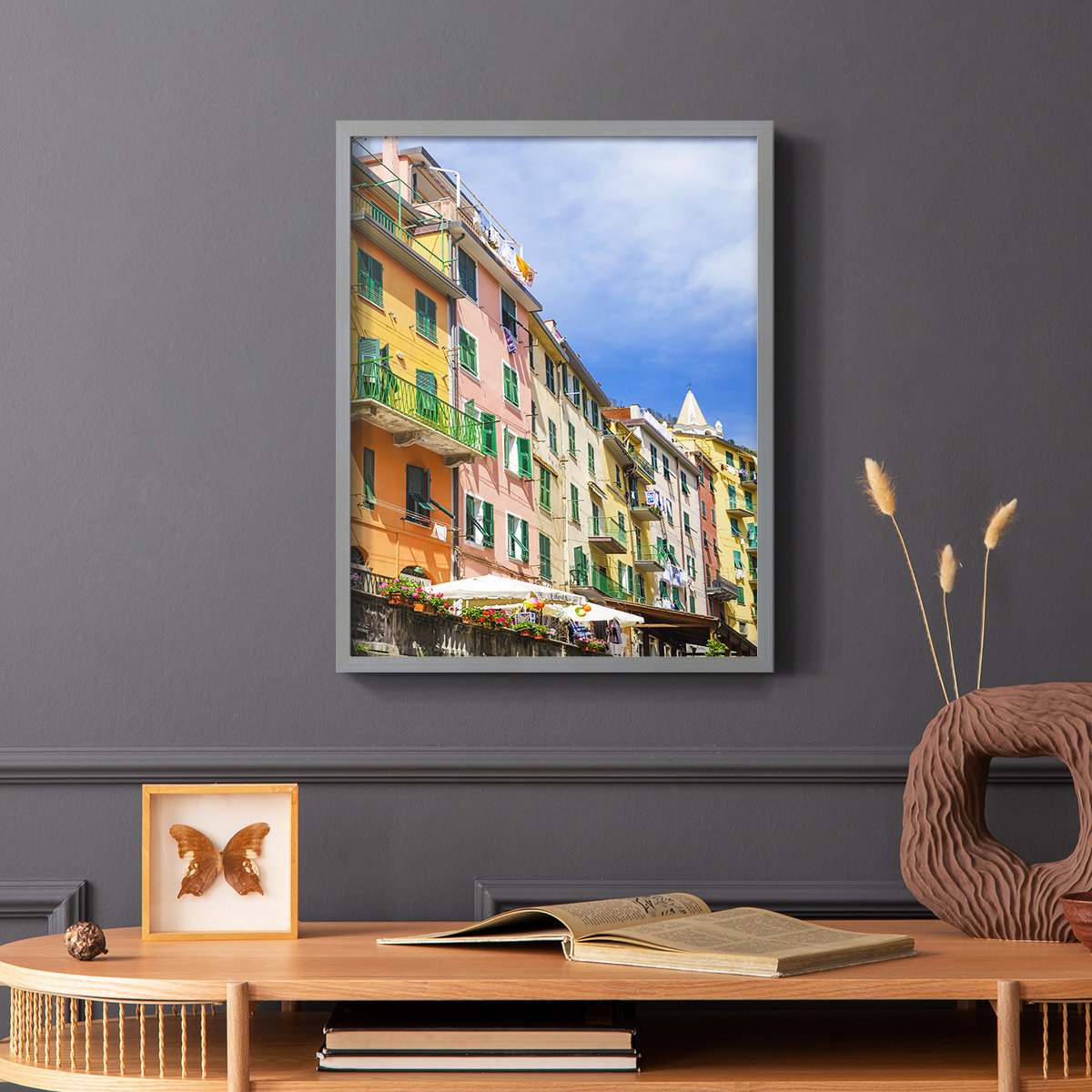 Lark Manor™ Cinque Terre Framed Print - Solid Wood | Wayfair