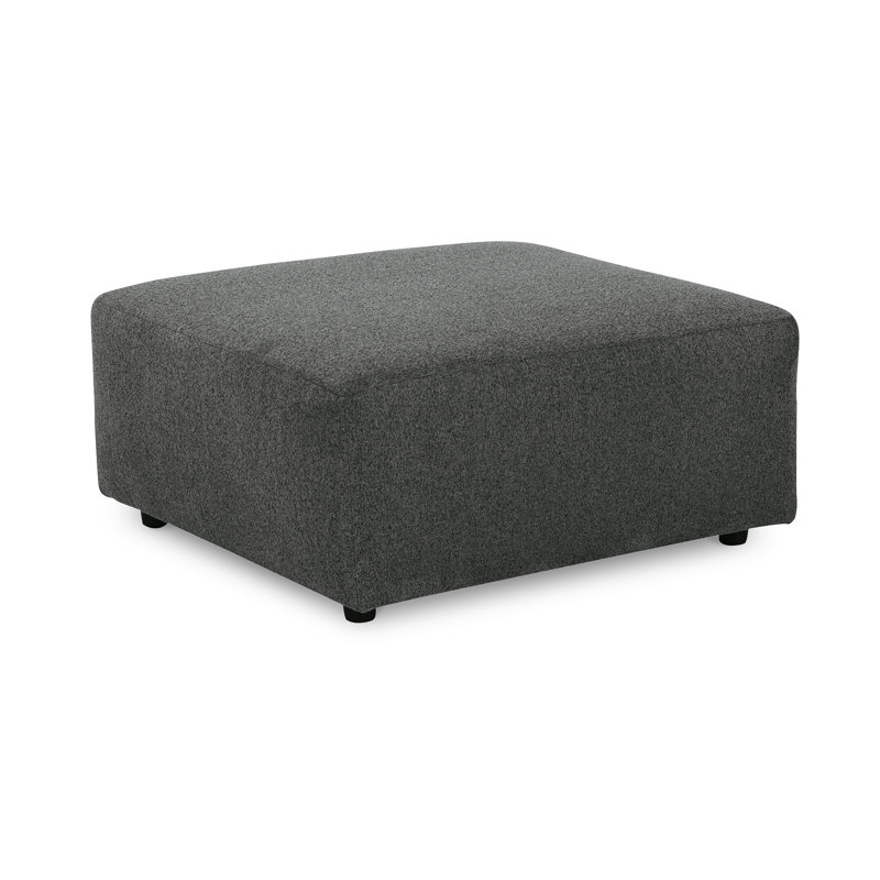 Edenfield Oversized Accent Ottoman, Gray