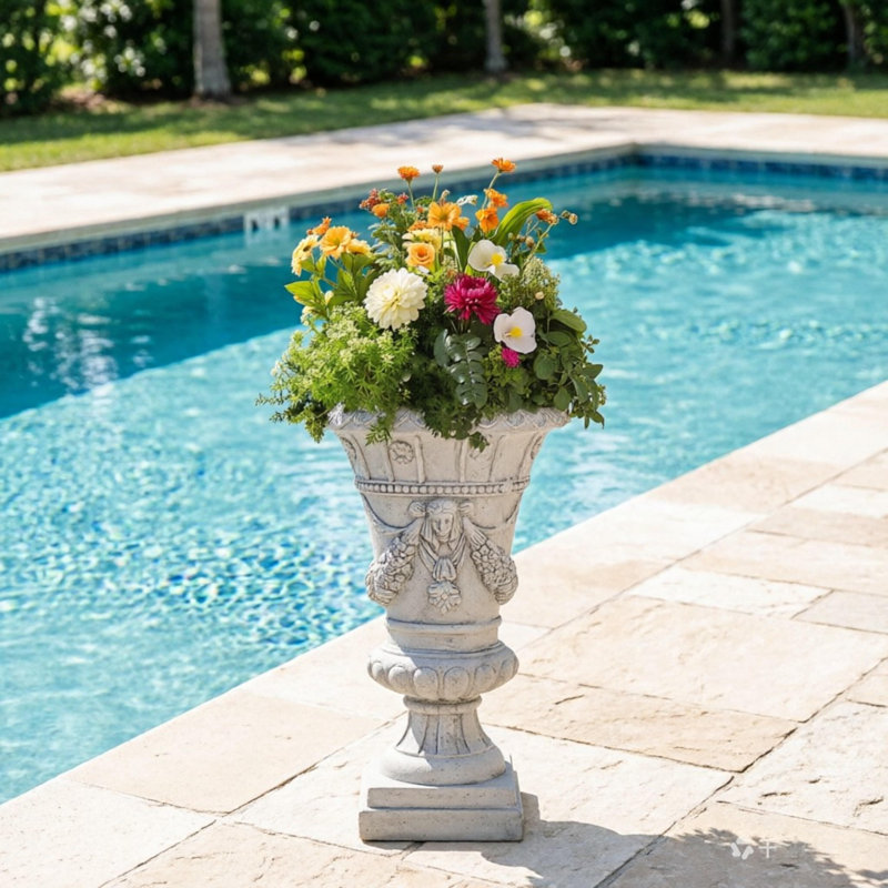 Pot à fleurs léger Mgo Urn