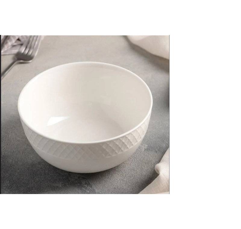 Bol en porcelaine fine (ensemble de 6)