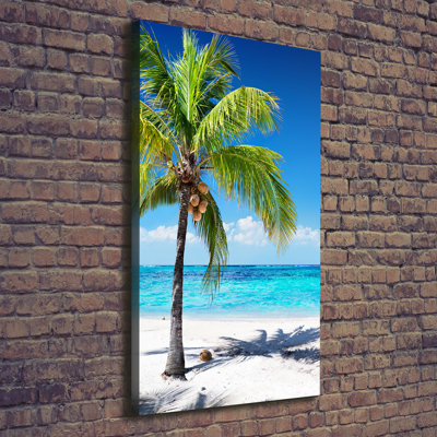 Tropical Beach - Wrapped Canvas Print