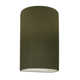 Logan Single Light Ceramic Dimmable Flush Mounted Sconce