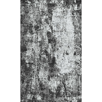 Machine Washable Bridget Gray/Black Rug