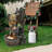 24.4'' Outdoor Resin Dog Fountain with Light