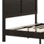 Base de lit plateforme en bois avec grand rangement sous le lit-305289244