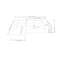 Canapé modulaire 96,9 po avec méridienne en forme de L, canapé modulaire moderne avec assise profonde, 96,9 po, canapé rembourré pour la chambre à coucher du salon, aucun assemblage requis, (tissu en velours côtelé moelleux), brun clair