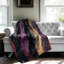 Mauve vieilli - couverture en sherpa de qualité supérieure 1 pièce-99535042