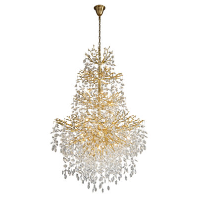 Lustre en cristal de luxe pour escalier K9