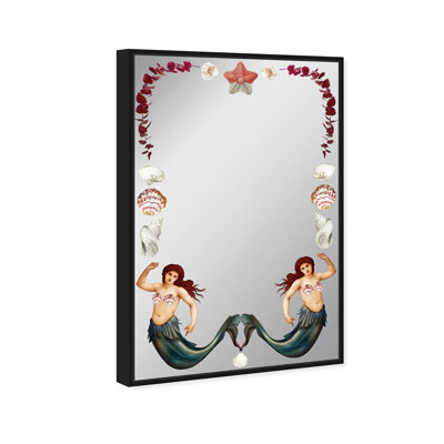 La Sirena Mermaid Framed Mirror by Oliver Gal