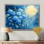 Hortensias au clair de lune II - décoration murale hydrangées-738674478-582900761-582900762