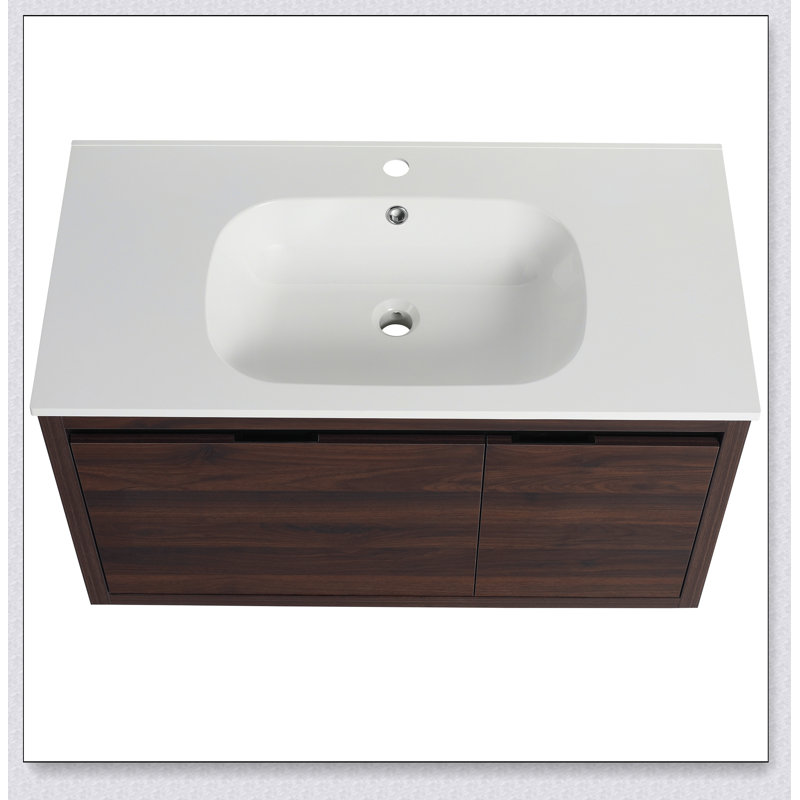 Meuble-lavabo 36 po avec lavabo en gel
