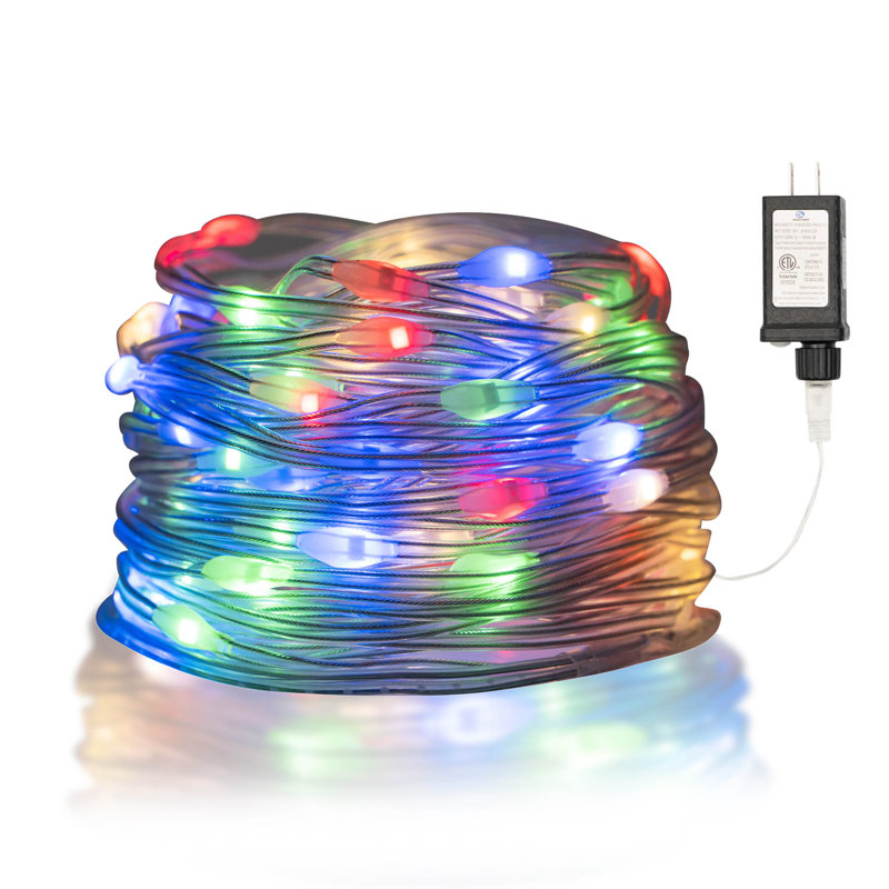 Knisha Outdoor 100 - Bulb 516'' Plug-in Fairy String Light, Multicolors