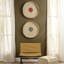 Sundial Seagrass Round Wall Art, Teal-646799782