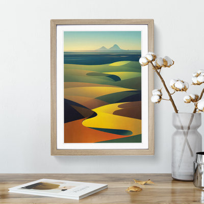 Abstract Mountain Landscapes No.6 - Wall Art