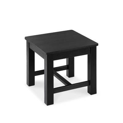 Solid Acacia Wood Accent Stool