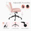 Fauteuil de bureau à accoudoirs croisés de 26 po Aguilera-2124729327-2096535494