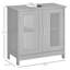 Organisateur de rangement de salle de bain, armoire de salle de bain, meuble de rangement sous piédestal-446756917