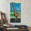«Regal Giraffe 1» par Carolee Vitaletti, art mural en verre acrylique-1995406535