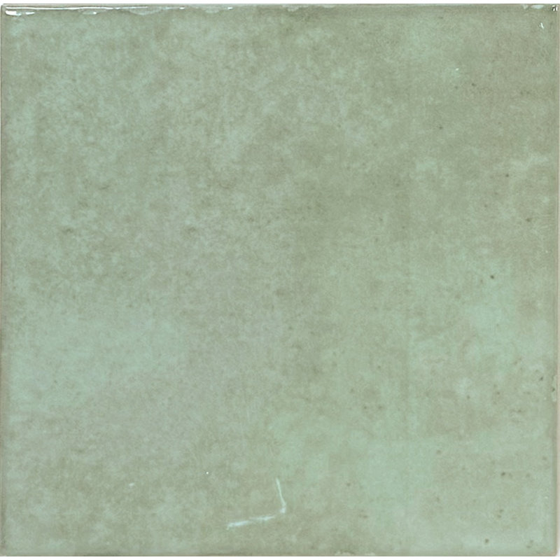 Shallow Turquoise Glossy 6x6 Porcelain Tile