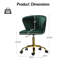 Chaise de travail ergonomique avec dossier capitonné Alice-1573405144