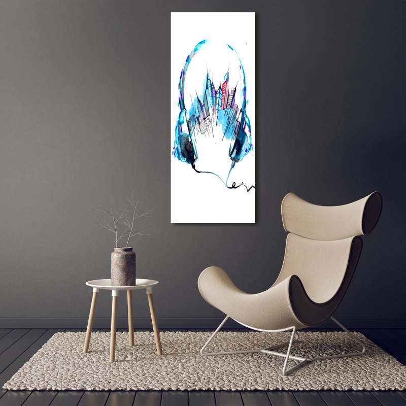 City Music - Wrapped Canvas Print