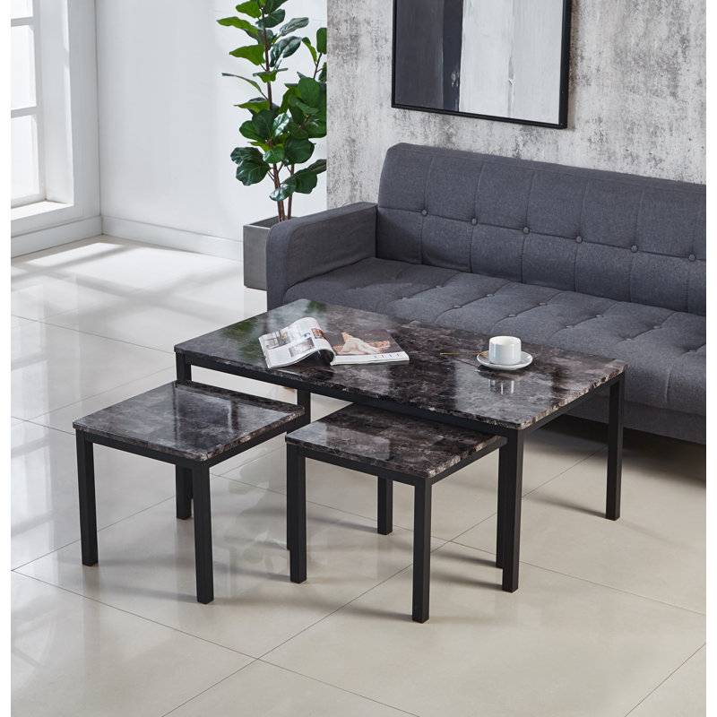 Calvero Four Leg Coffee Table, Grey