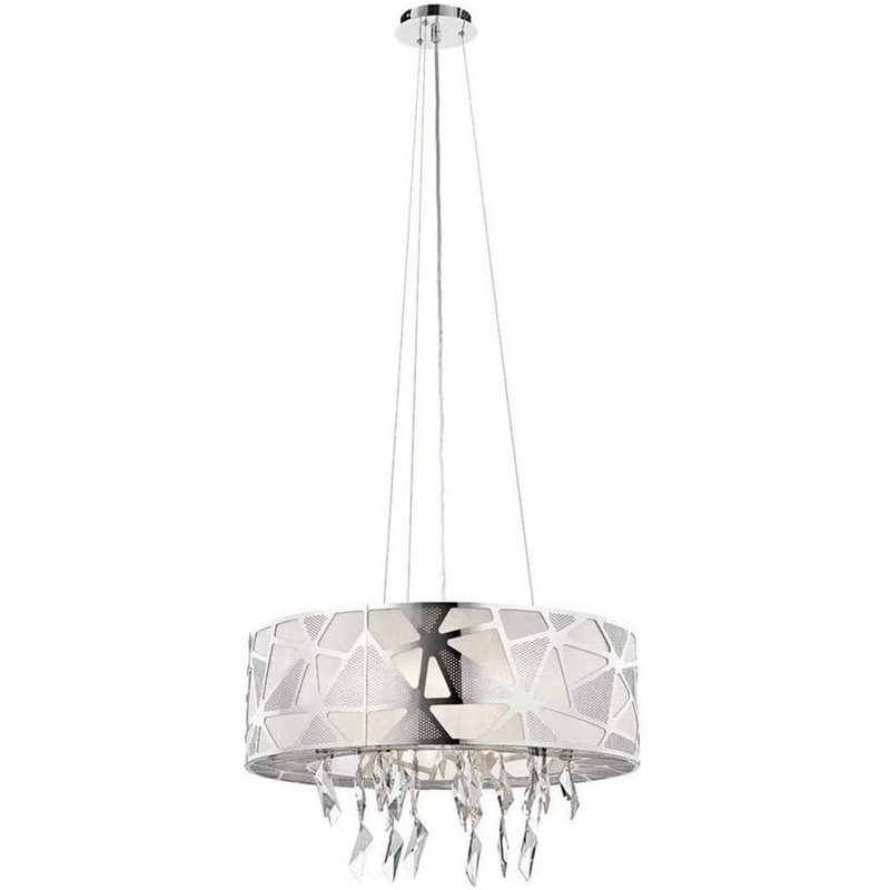 Brumback 6 - Light Dimmable Drum Chandelier