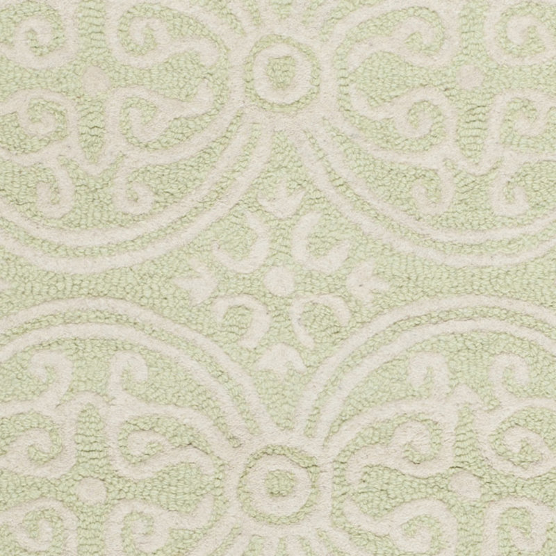 Dunigan Damask Wool Hand Woven Area Rug, Rectangle 122 x 183 cm