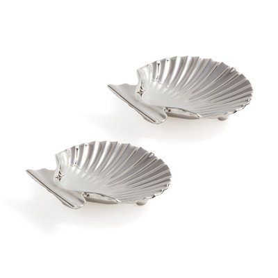 Ensemble de 2 plateaux Sanibel Shell