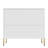 Gosa 3-Drawer Nightstand Modern Tall Bedside Table with Storage Drawers-1041041359