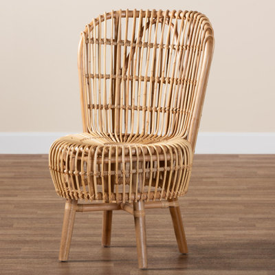 Bekzod 22.4'' Wide Rattan Lounge Chair
