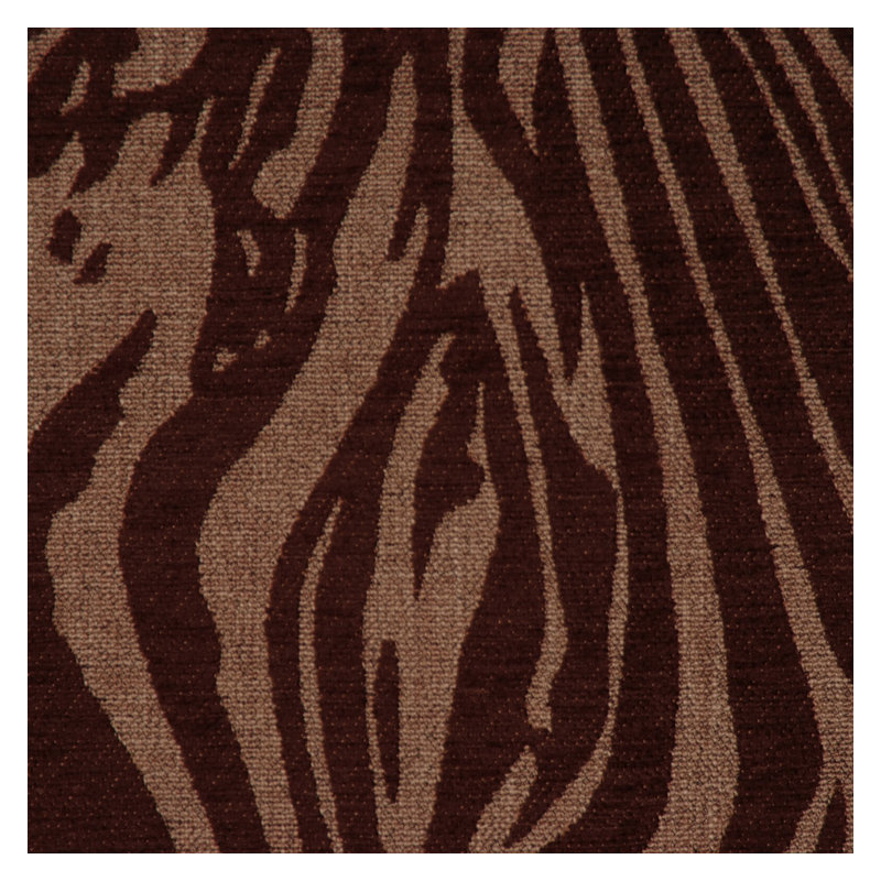Tissu abstrait Allure, Chocolate/Beige