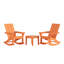 Chaise berçante d'extérieur en plastique Joubert-83397868