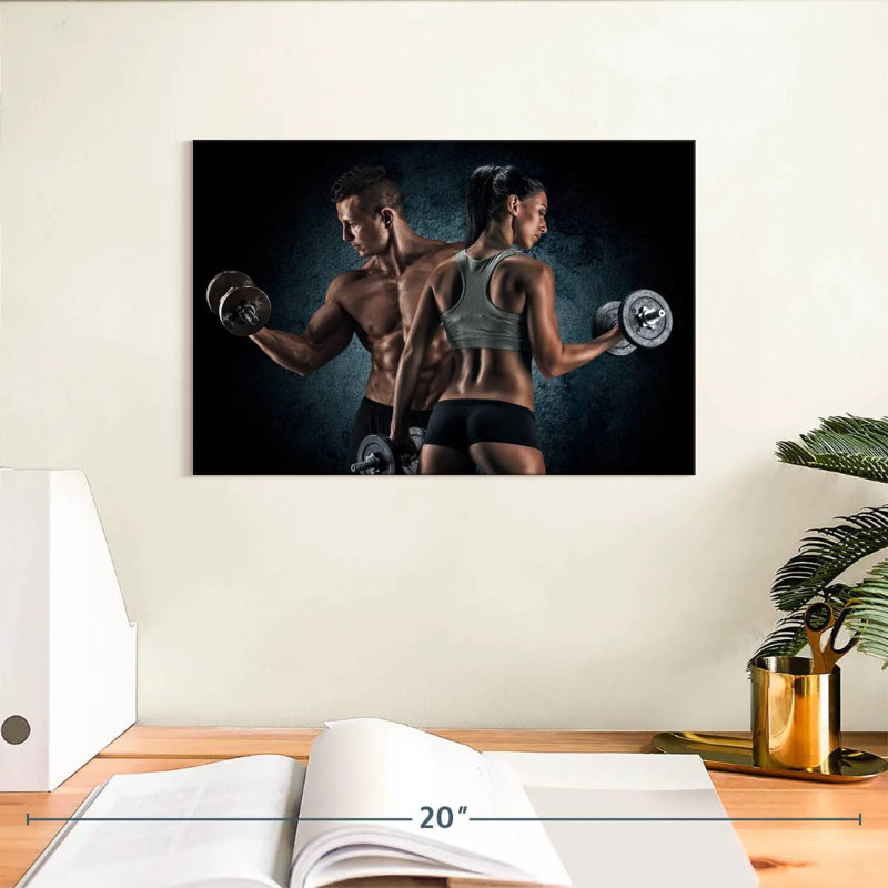 Senne Gym Couple, H 8 po x l 12 po