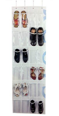 12 Pair Overdoor Shoe Organizer