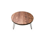 Dunnam Solid Wood Top End Table