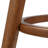 Iseral Swivel Upholstered Counter Stool with Solid Wood Frame