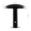 Lampe de table champignon contemporaine intégrée rechargeable en fer de style bohémien 11 po Writer Writer, jaune-328247748