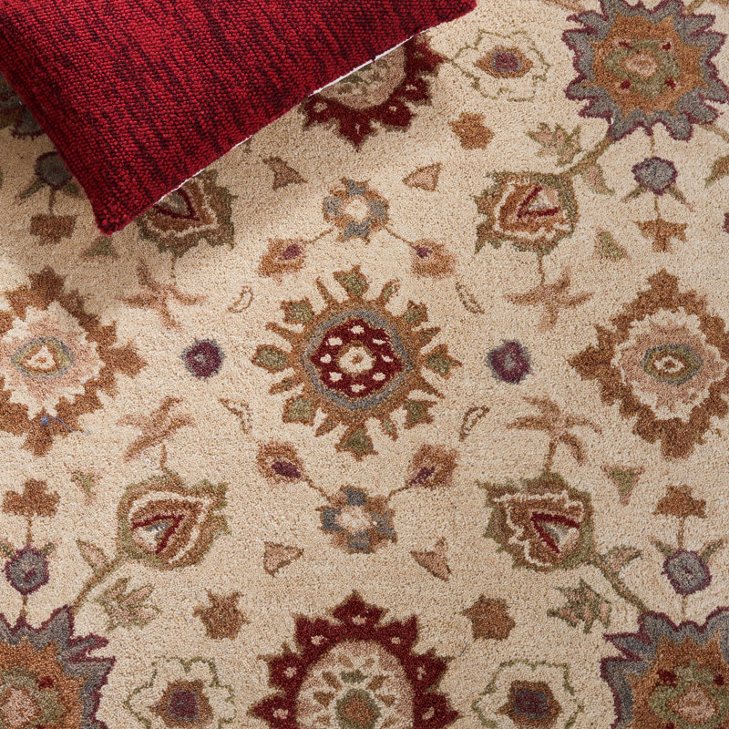 Coltun Ivory/Brown Rug, Rectangle 2' x 3'