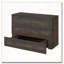 Grand lit escamotable style ferme avec station de charge et tiroir de rangement-941521967