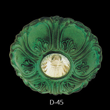Croom Flush Mount, Green