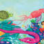 Art sur toile Hanke «Sea Friends»