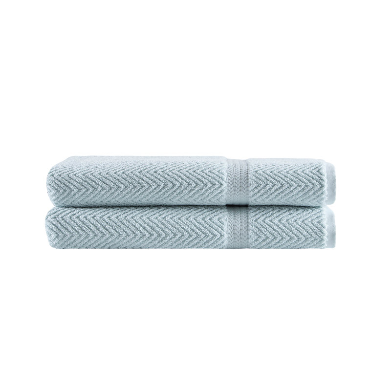 Vandewa Luxury Turkish Cotton Bath Sheet Set, Light Aqua, Bath Towel - 2 Pack