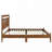 Transitional Design Platform Bed with  Wood Frame-1294209397