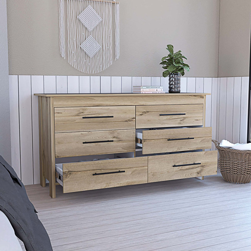 Commode double 32 po Uryah, Beige