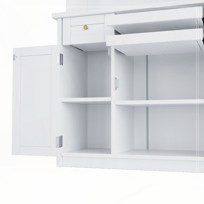 Buffet sur pied Farmhouse, Blanc